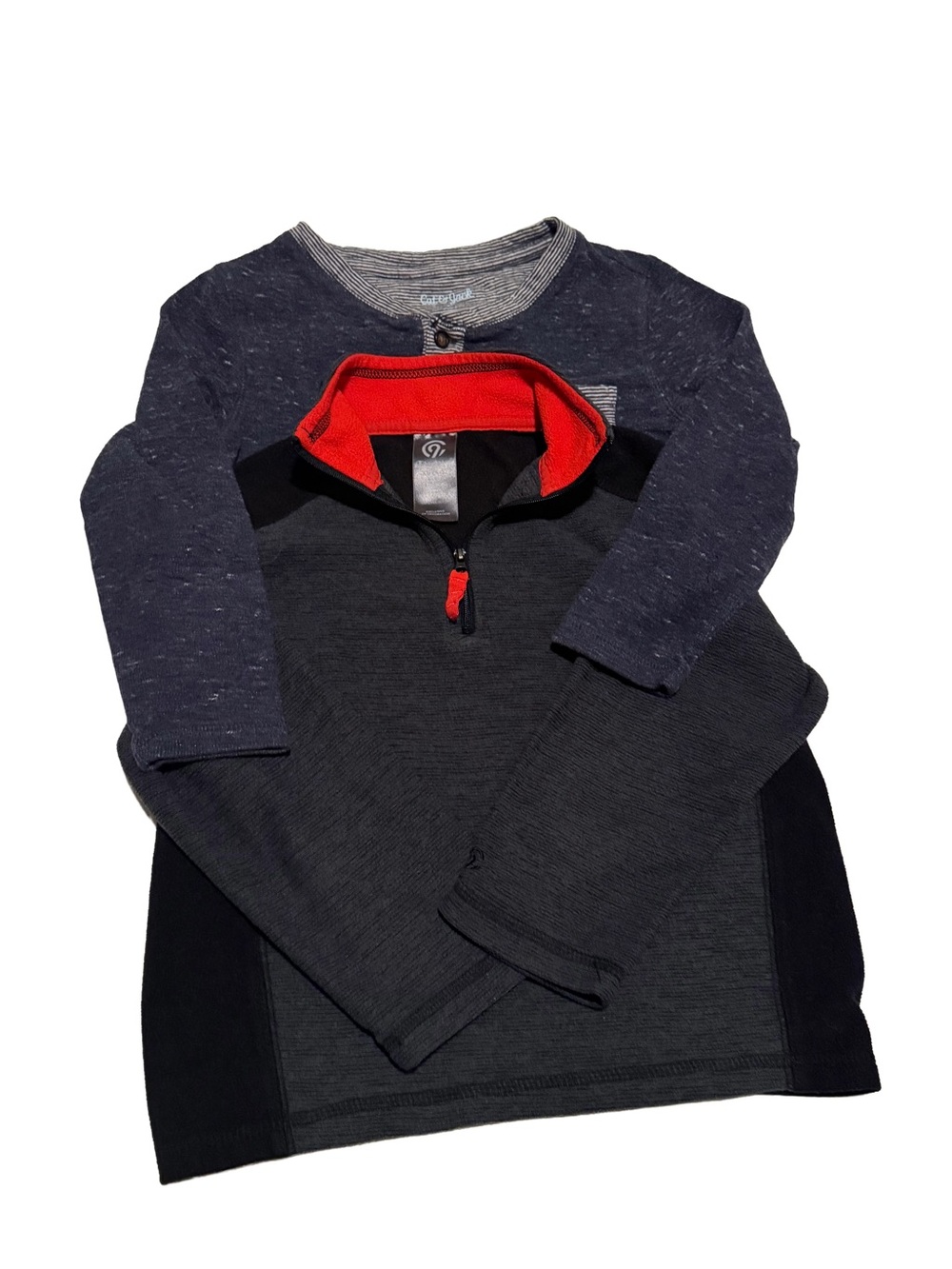 Champion Kids‎ Quarter-Zip Pullover and Cat&Jack Henley  4-5T